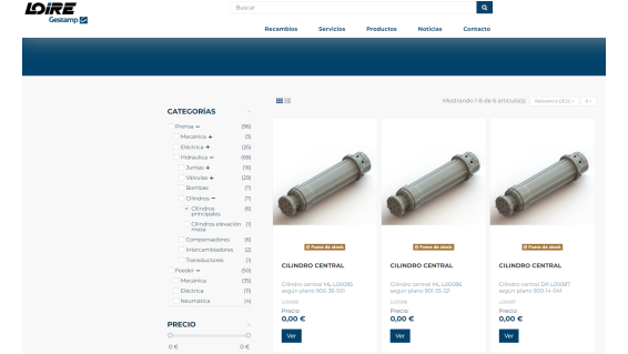 Launch of e-commerce platform for spare parts